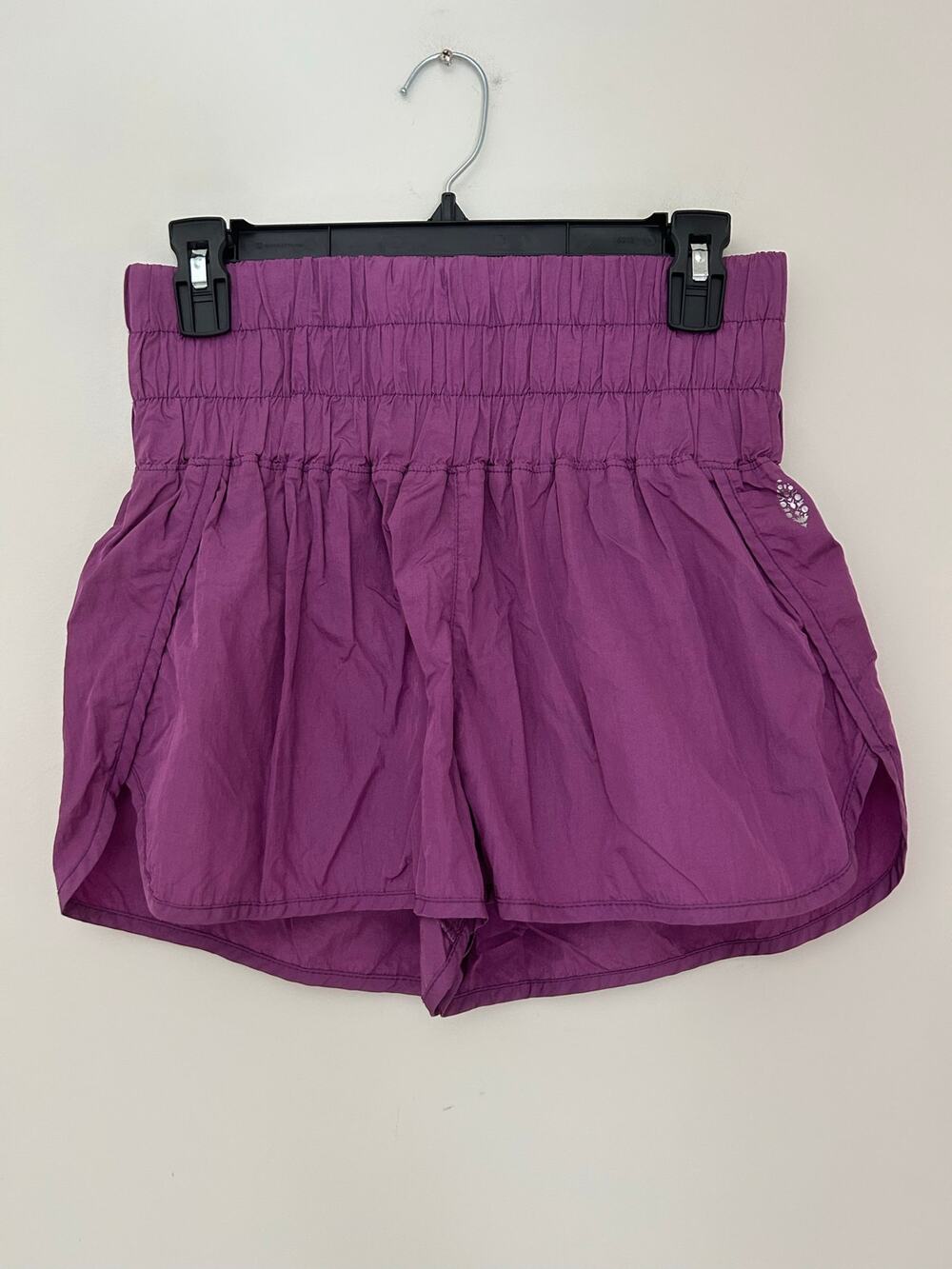 Fp Movement By Free People Deep Sea The Way Home Shorts High Waisted Purple EUC